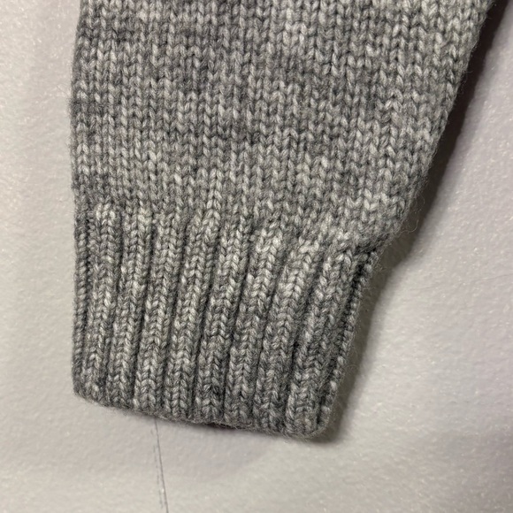 Express Men's Crewneck Sweater - Tan, Gray, Cream - Picture 7 of 7